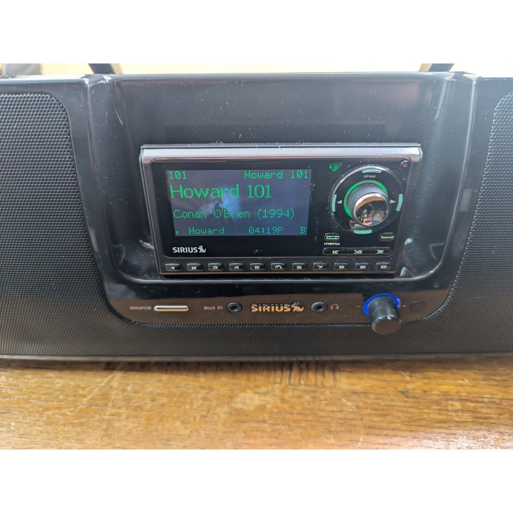 Sirius Satellite Radio SUBX2 Boombox Sportster 5 w/ Active Lifetime Subscription